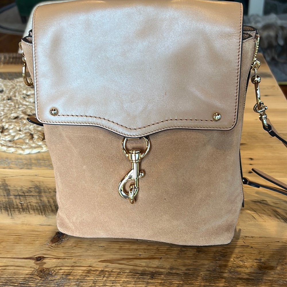 Leather/Suede Rebecca Minkoff Expandable Backpack